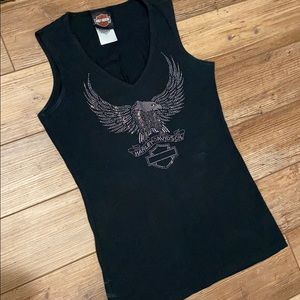 HD ladies black tank, adorable! SZ S